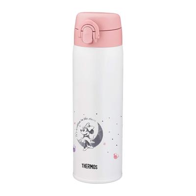 THERMOS Stainless Steel Bottle for Milk Formula Minnie Stainless Steel Thermos Bottle Ideal for Making Milk Capacity 500ml 0.5L JNX-502DS (MNI)