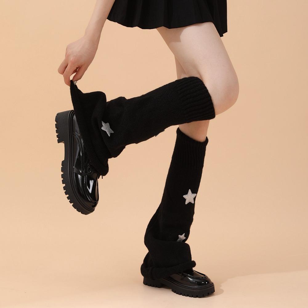 Latin Ballet Boot Stockings Boot Cuffs Leggings Y2K Leg Warmers Japanese Boot Socks  Girls Women's