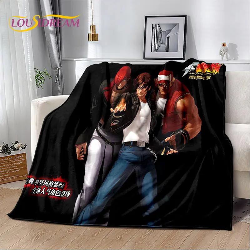 King of Fighters Retro Game Gamer Soft Plush Blanket,Flannel Blanket Throw Blanket for Living Room Bedroom Bed Sofa Picnic Cover