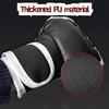 1 Pair of Black Half Finger Boxing Gloves PU Leather Karate Muay Thai Training and Exercise Gloves Children's Boxing Gloves