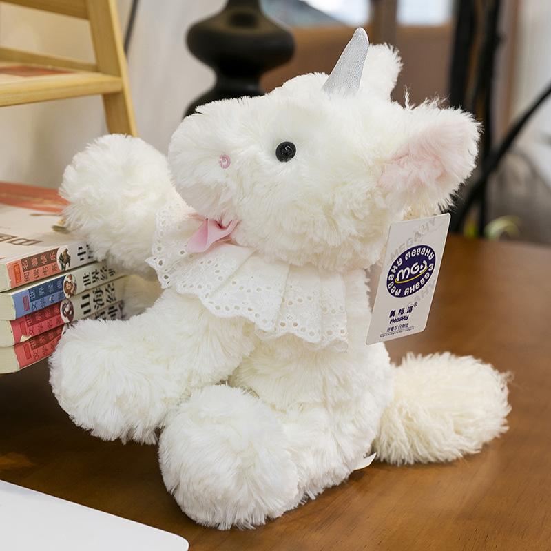 Nowa pluszowa zabawka jednorożec Mengluo, lalka do automatu z chwytakiem, prezent urodzinowy dla dziewczynki, poduszka do rzucania do biura