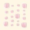 Trendy French White Edge Toenail Stickers - Easy-to-Apply Finished Nail Pieces