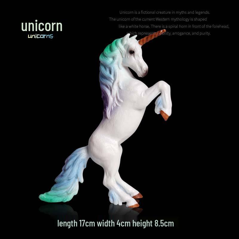European Mythical Pegasus Unicorn Toy Model: Elf, Mythical Creature, Magic Beast 