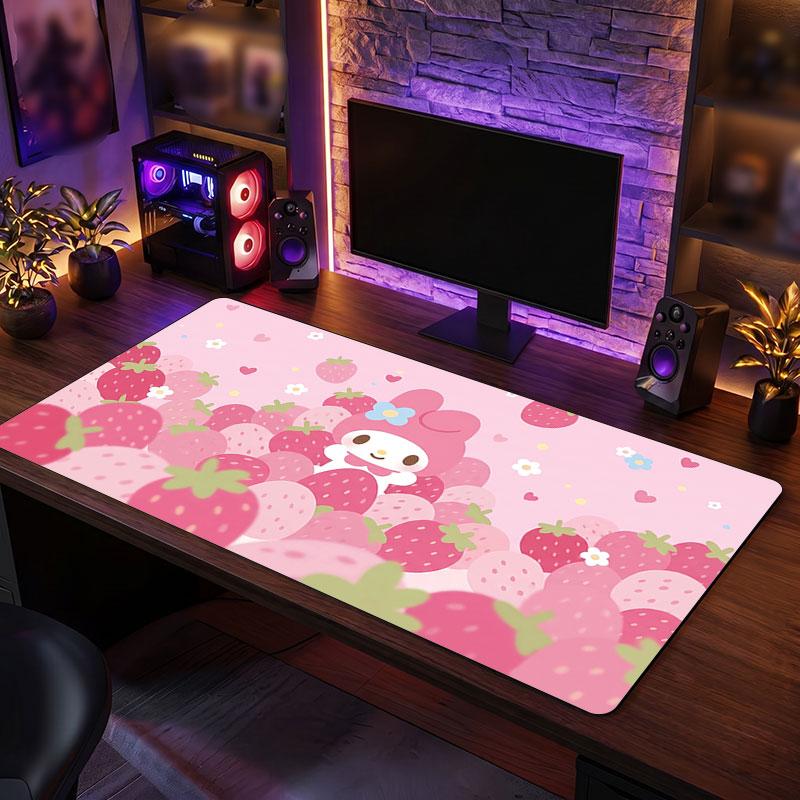 Big Mouse PadMy Melody Extended Soft Desk Mat Gaming Office Computer Table Decor Mat