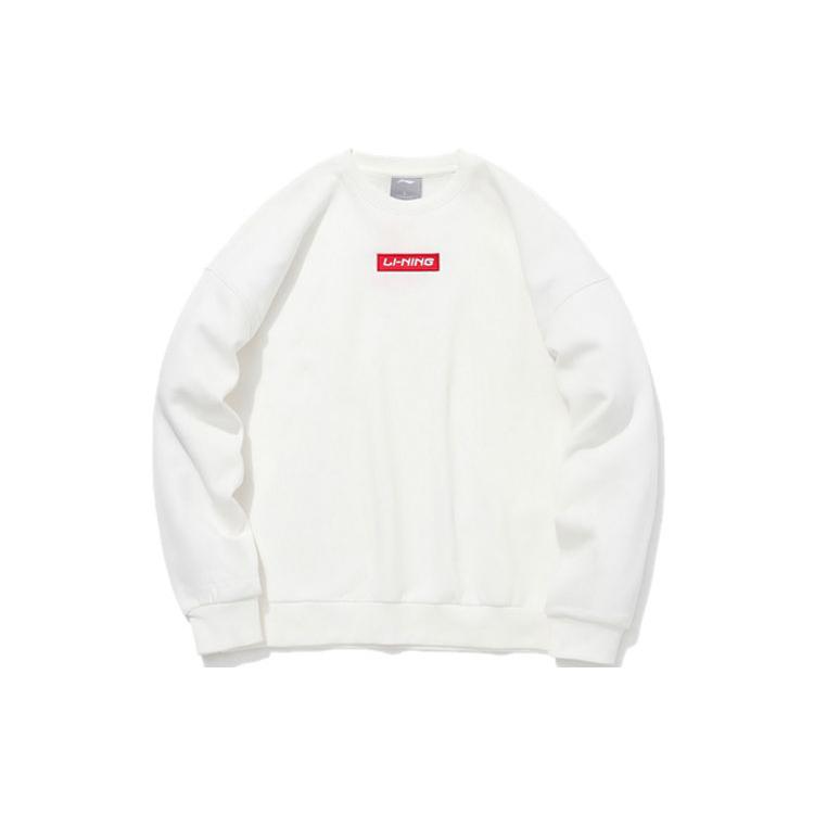 Li Ning Sweatshirt Winter Unisex Ivory AWDQ652-10 XXL
