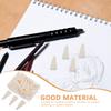 40Pcs Sketch Wiper Replacement Cotton Tips Soft Eraser Heads for Precise Drawing Blending Shading Sketching Art Tools Supplies