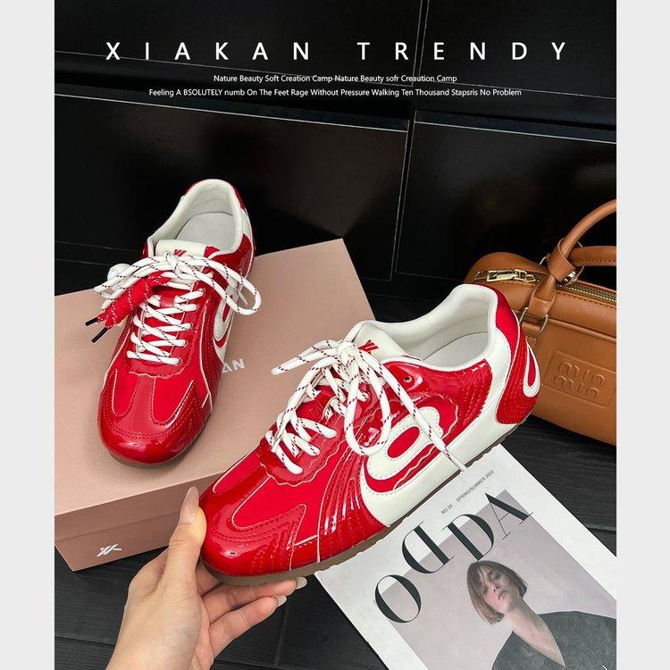 Retro versatile baseball moral training shoes for women 2025 summer new breathable thin casual sports racing Forrest Gump shoes for women