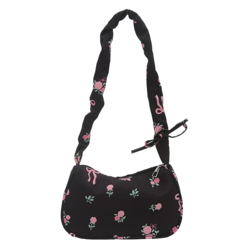 Underarm Bag New Women's Bag Small Floral Shoulder Bag Handbag Small Bag Fresh