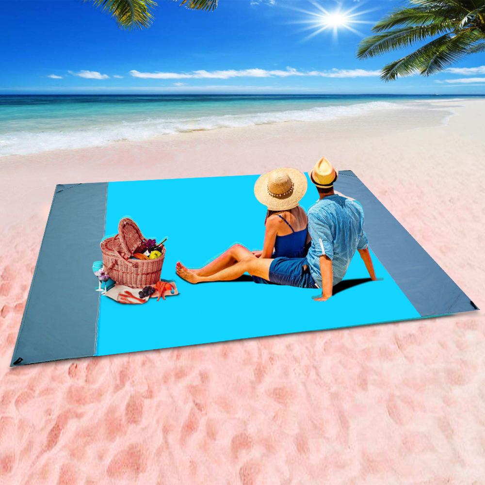 Beach Mat Outdoor Camping Mat Waterproof Beach Blanket Large Floor Mat for Home Outside Travel Rug Camping Tent Mat Picnic Rug