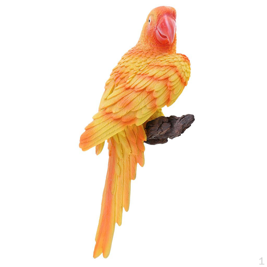 Animal Parrot Figure Statues Lawn Decoration