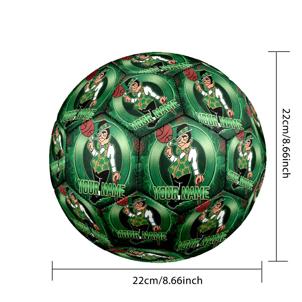 Size 5 Football Custom Name Text, Outdoor Training Soccer BallCeltic FC
