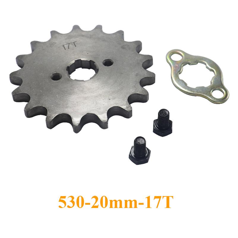 Motorcycle Front Drive Gear Engine Sprocket 530 10T 12T 13T 14T 15T 16T 17T 18T for Dirt Pit Bike ATV Quad Spare Parts GO Kart