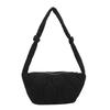 Tide Bag Women's New Niche Design Shoulder Messenger Bag Down Bag Large Capacity Embroidery Thread Dumpling Bag