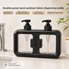 Double Head Pump Design Soap Shampoo Dispenser Lotion Press Soap Bottle for Home Hotel Bathroom Sink Kitchen Accessories 1PC