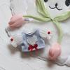Cotton 12cm Plush Doll Clothes Solid Color No Attributes Doll Clothes  Doll Owner