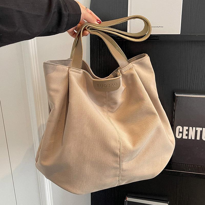 Women's Bag New 2025 Tote Bag Canvas Nylon Large Capacity Oxford Cloth Simple Business Commuter Shoulder Bag