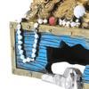 Decorazioni Acquario Scatola del Tesoro Resina Rifugio Gamberetti Ornamenti per Acquario per Gamberetti Betta Lucertola Tartaruga Rettile Terrario