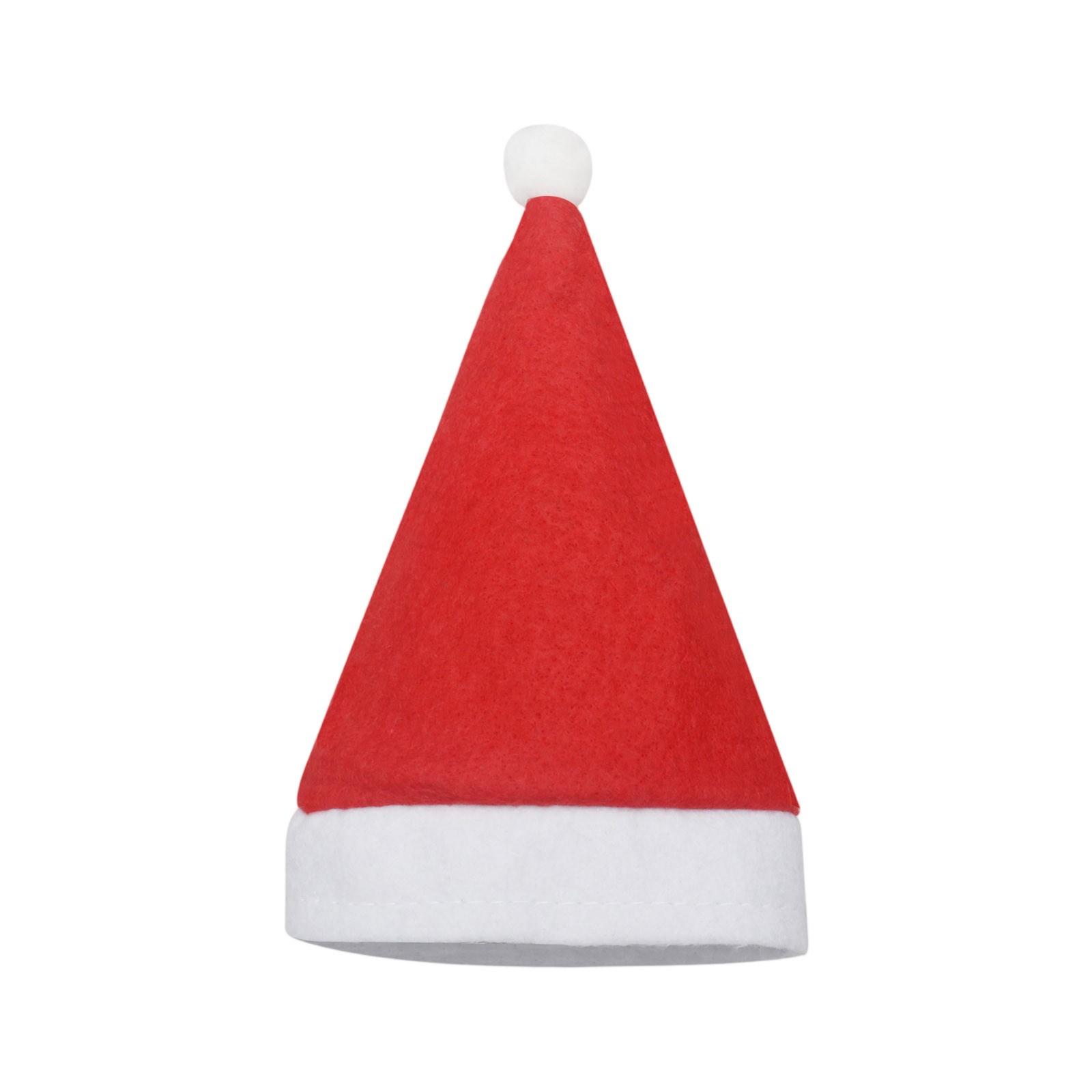 

Pet Doll Non Woven Christmas Hat Christmas Gift Headwear Atmosphere Decoration Christmas Hat One Size красный