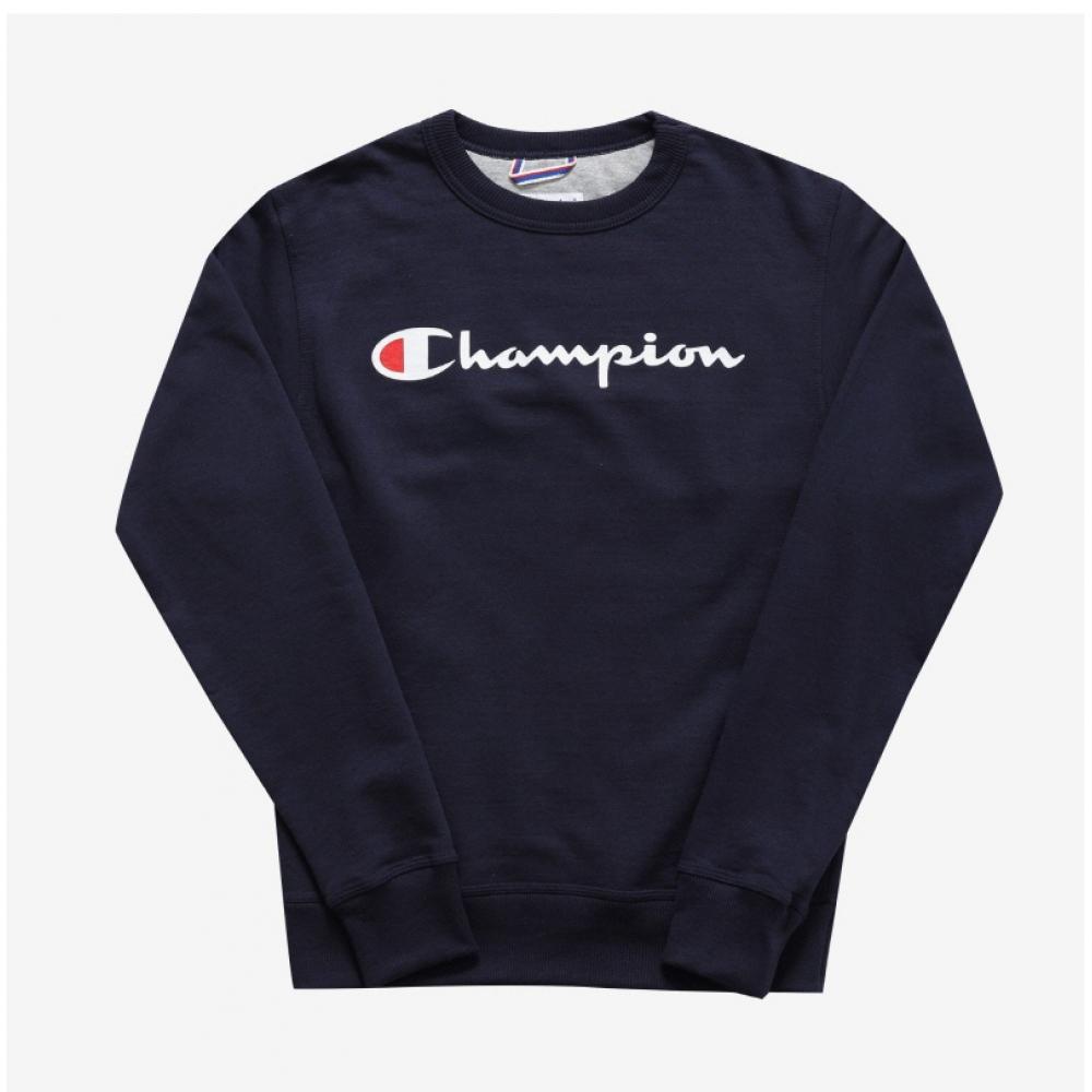 Champion Gf88h Y06794 Nyc Power Blend Script Graphic Logo Men S SweatShirt