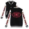 Women Men's Jackets Bomber Jacket Hazbin Hotel Baseball Jacket Oversize Hip Hop Outerwear for College Couples Clothing Custom