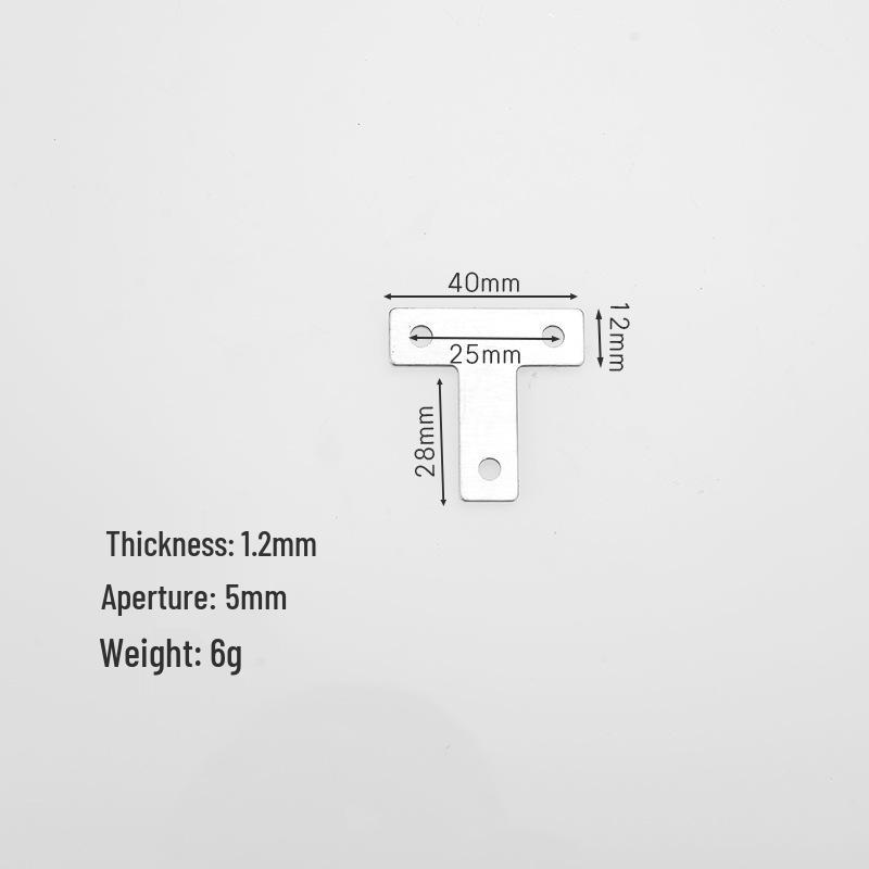 Stainless Steel Flat & L-Type Angle Bracket Reinforcement Connector