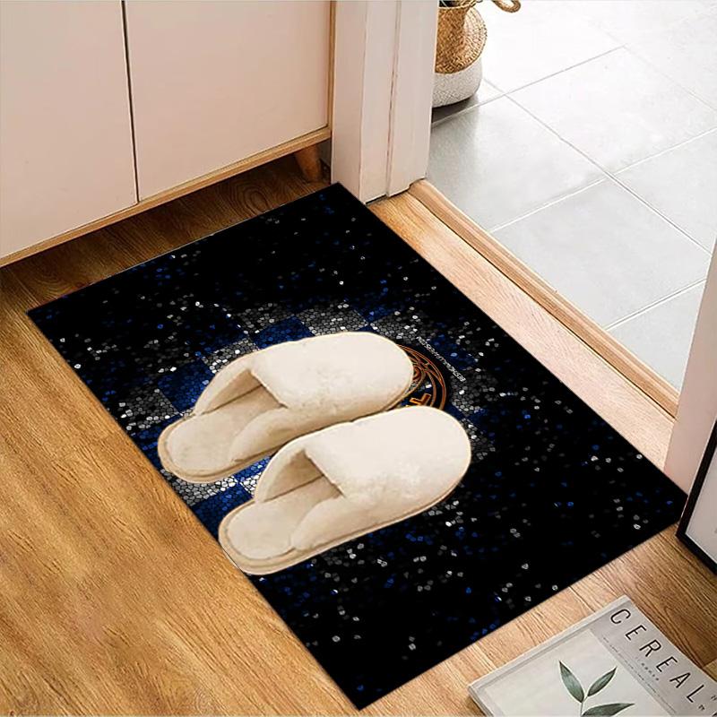 Fc Emblem Printed Office Carpet Chair Cushion  Entryway Rug, Rugs for Living Room, Bedroom Christmas gifts