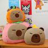 Cartoon Fruit Capybara Plush Toy Dolls Room Decoration Children Gifts Christmas