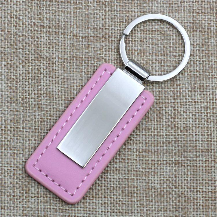 Sofort verfügbar Echte Leder Auto Schlüsselanhänger und Metall Schlüsselanhänger Anhänger - Ideal für Werbeaktionen und Geschenke