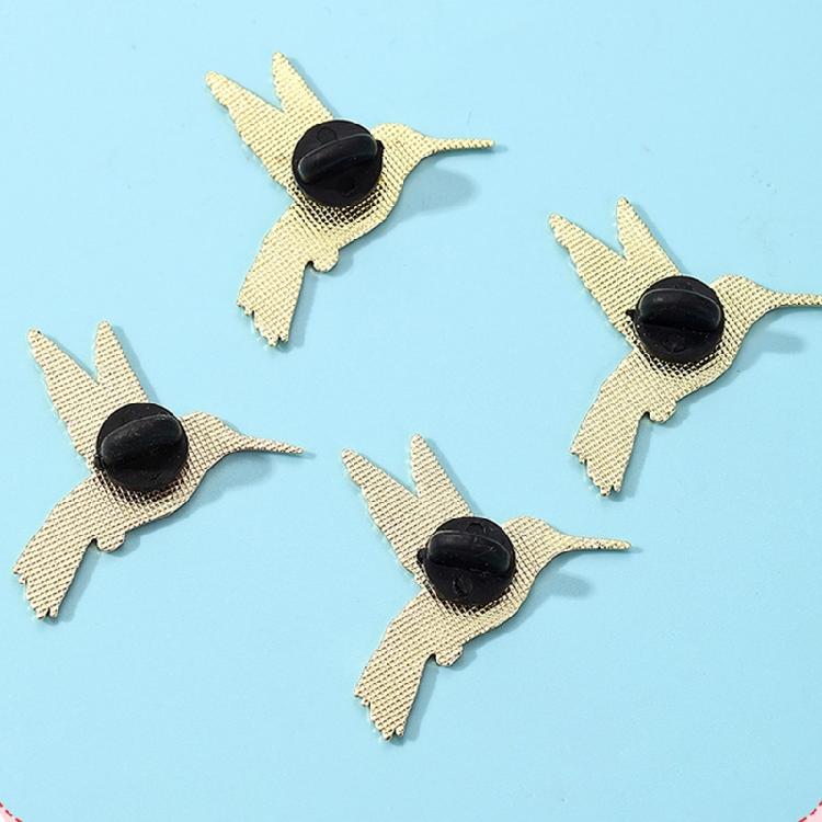 4 Pezzi Spilla Multifunzione in Metallo a Forma di Colibrì per Abiti Borse Cappelli Con Accessorio Colorato Vivace Gioielli da Donna