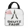 Deutz Fahr Logo Isolierte Lunchtasche für Damen Kinder Auslaufsichere Lebensmittelboxen Thermische Lunchbox Tragetasche