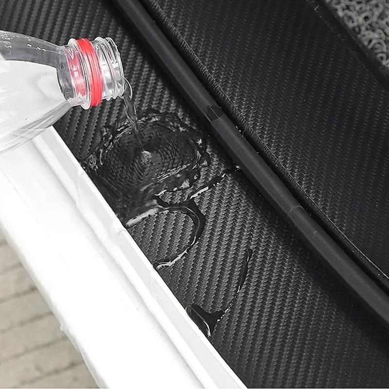 ROPP7 For Ford Escape Logo Car Door Sill Protector Sticker Waterproof Anti Scratch Guard Plate Decal Auto Modification Accessories