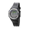 CREPHA Digital T-SPORTS Multifunctional Waterproof 5ATM Stopwatch Large Screen Urethane Belt Black Men's Sports TS-D158-BK