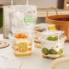 50Pcs Disposable Pudding Cups Square Dessert Boxes  for Holding Ice Cream Jelly Yogurt and Mousse