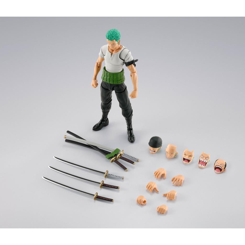 TAMASHII NATIONS S.H. Figuarts One Piece Roronoa Zoro - Dawn of Adventure - 150mm Painted PVC & ABS Action Figure