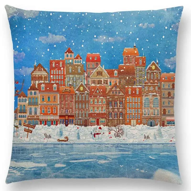 Latest Mysterious Imagine Animals Cushion Cover Forest Raven Fantasy Clouds Sky Moon Stars Earth Dream Girl Prints  Pillow Case