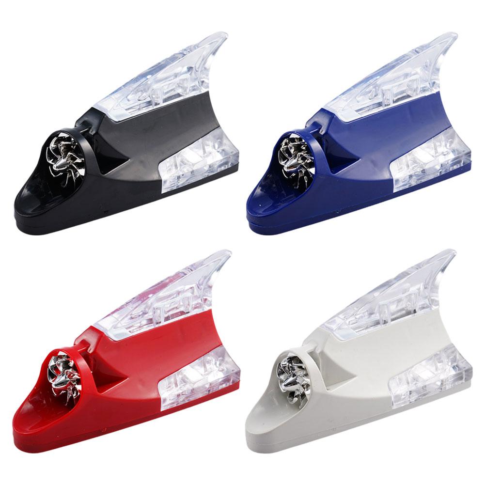 Car Wind Shark Fin Antenna LED Warning Flash Upgrade Car Radio Signal Enhancement Roof Antenna Accessories