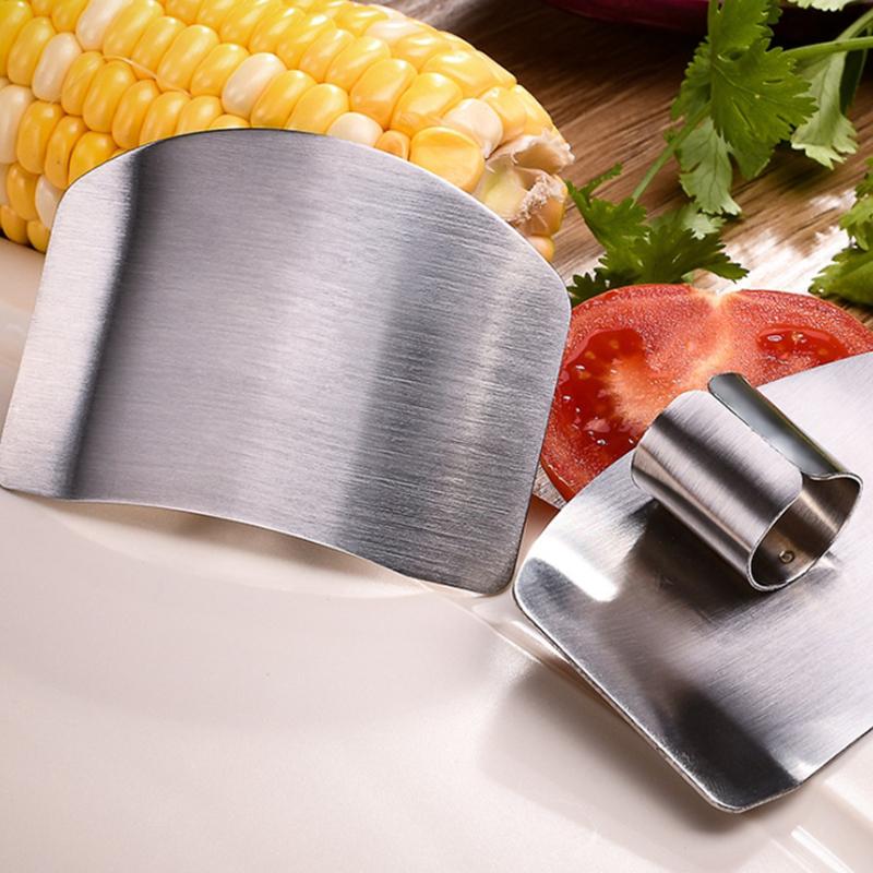 Stainless Steel Finger Protector Anti-cut Finger Kitchen Tools Safe Vegetable Cutting Hand Protecter Kitchen Gadgets