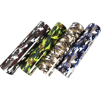 30cm*100cm Camouflage Wärmeübertragungs-Vinyl-Buchstabenfolie Aufbügelbar HTV-Druck HTV-Aufkleberfolie für DIY-T-Shirts