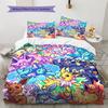 Pokemon Pikachu Pattern Bedding Quilt Set Quilt Cover Pillowcase Home Decoration Birthday Gift (1 * Duvet Cover + 2 * Pillowcase, Without Core)