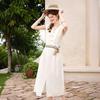 Lyocell Linen V-Neck Sleeveless Midi Dress