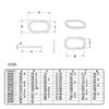 2Pcs Oval Shape Bass Diaphragm Black Auxiliary Bass Vibration Plate  Speaker DIY Modification