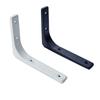 2 Pieces L-Shape Floating Shelf Brackets Invisible Shelf Support Right Angle Metal Wall Mounted Brackets Easy to Install