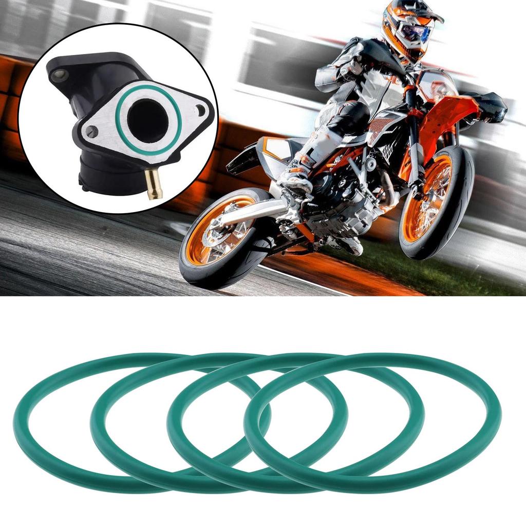 10pcs Motorcycle Exhaust Manifold O-Ring Sealing Gasket for 0770440030 250526006 C02060510 KTM SX/EXC/XC/XC-W 125/150/200/250/300/380
