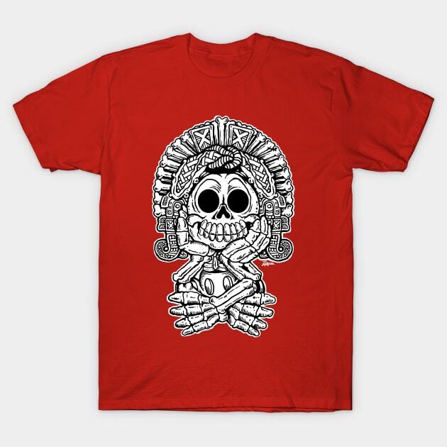 Adorable Aztec Death God Made in Australia USA TShirt S5XL Unisex T-Shirt Graphic Tee XL