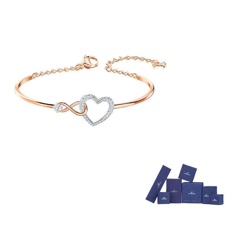 Swarovski Hyperbola Bracelet F-Original brand box (color random) розового золота