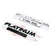ACY1  ABS Car Body Side Letter Sticker for Nissan PLATINUM VVEL DIG Emblem Auto Rear Trunk Badge Exterior Accessories