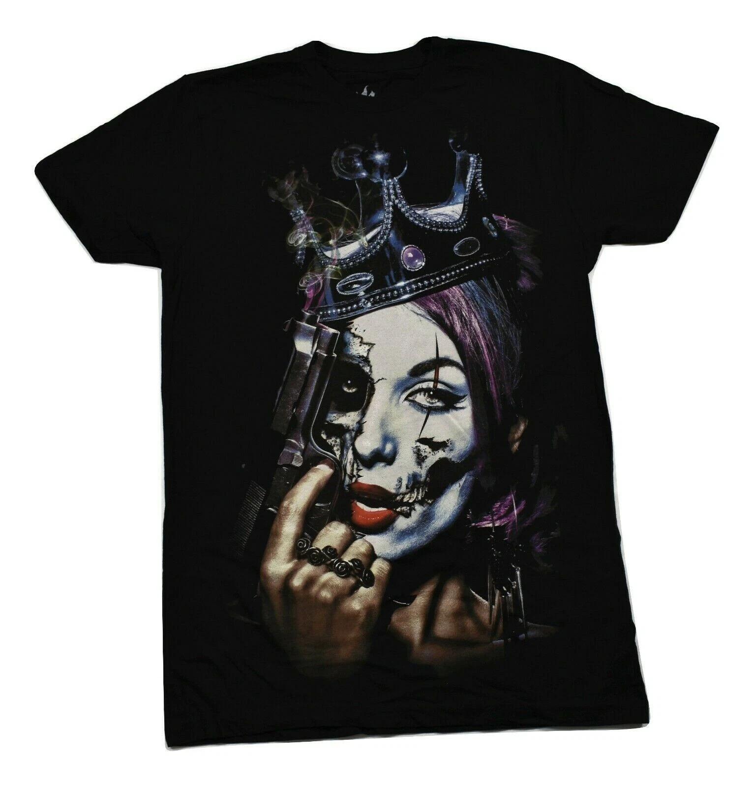 Get Down Art GDA Мужская Черная Рубашка Killer Queen от Daveed Benito Новая S-2XL XL