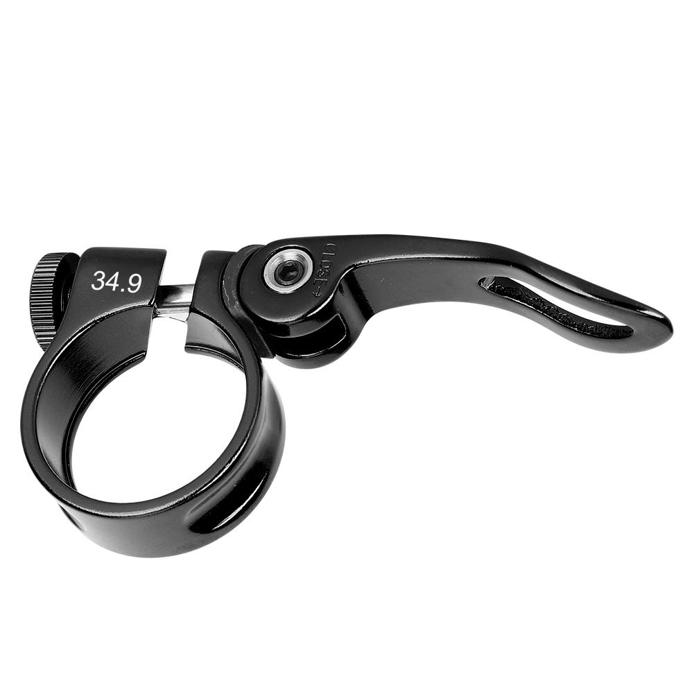 Aluminium Alloy Durable 34.9MM Mountain Bike Quick Release Seatpost Clip Road Bicycle Tube Fixed Clamp Cycling Sports
