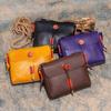 Johnature Wszechstronny Jednolity Kolor Rozrywka Prawdziwa Skóra Kobiety Mała Torba W Stylu Vintage Naturalna Prawdziwa Skóra Bydlęca Torby na Ramię i Crossbody