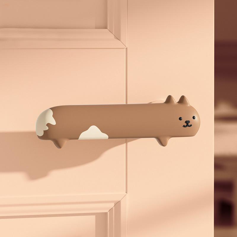 Silikonowe nakładki na klamki zapobiegające kolizjom, ochraniacze na klamki, podkładka ochronna, rękaw ochronny zapewniający bezpieczeństwo dziecka, domowa klamka chroniąca przed zimnem